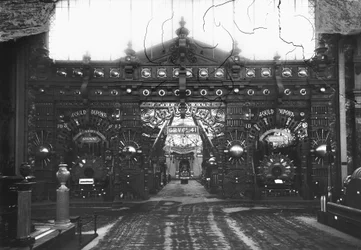 Portico of the Metallurgy Pavilion at the Universal Exhibition, Paris, 1889